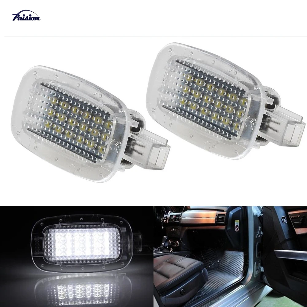 2 шт. светодиодный любезно дверь осветительных приборов для ног Чемодан багажник