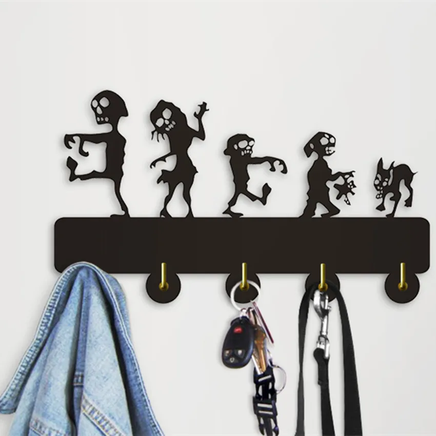 1 шт. личность зомби атаки стены книги по искусству Декоративная вешалка крючки