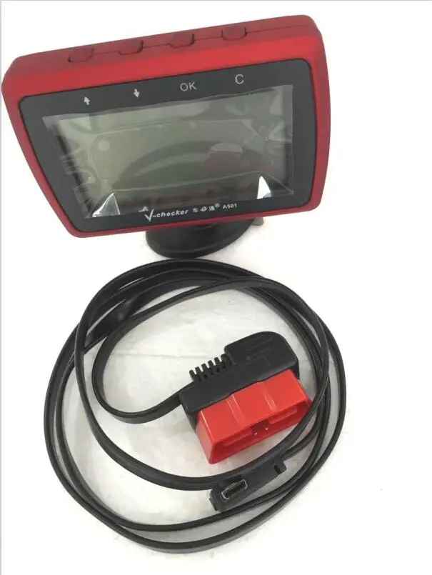 V checker A501 бортовой компьютер OBD II сканер считыватель кодов ошибок двигателя