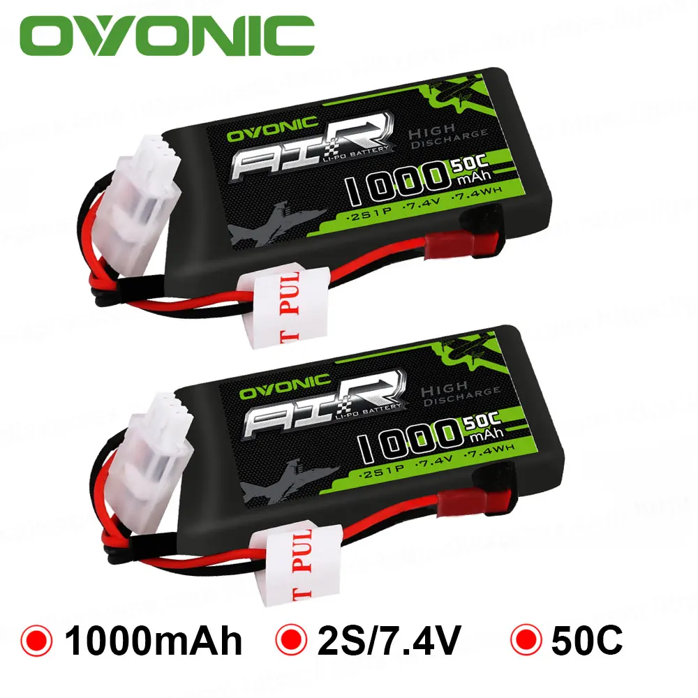 2 упаковки ovoic 8000mAh 4500mAh 5500mAh 3000mAh 2200mAh 50C 6S 4S 3S 2S Lipo аккумулятор для RC Heli Quad самолета автомобиля лодки