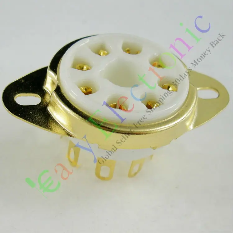 Оптовая и розничная продажа 8 шт. позолоченная контактная Керамическая вакуумная