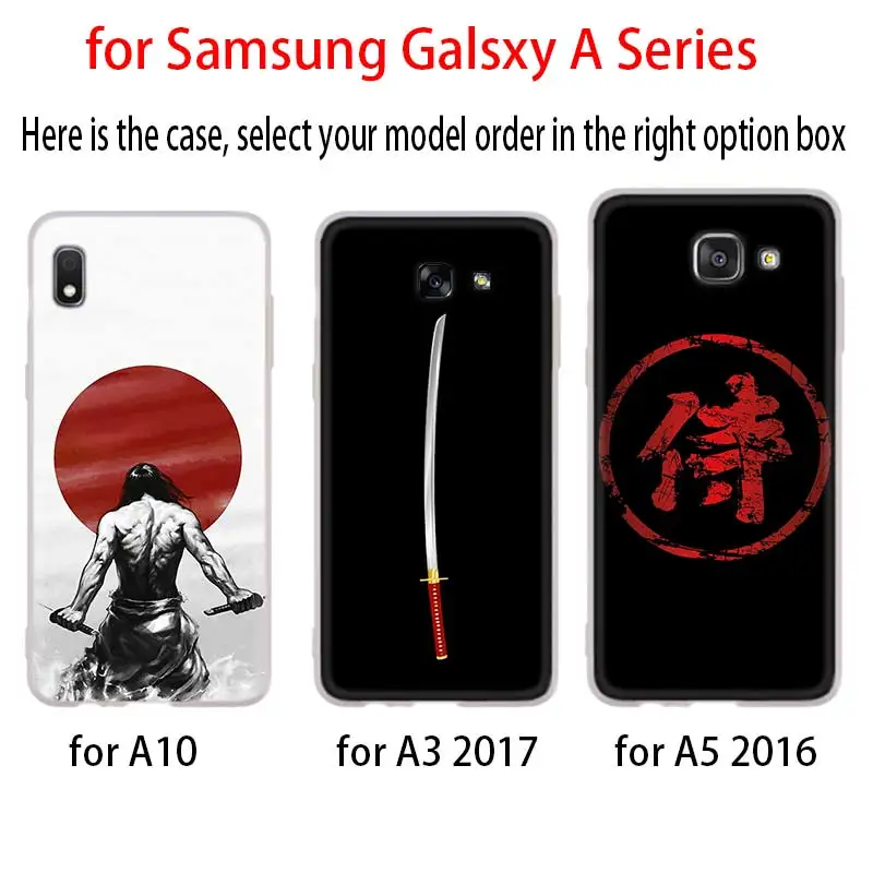 Япония пластичный монтаж меч самурая чехол для Samsung Галактики