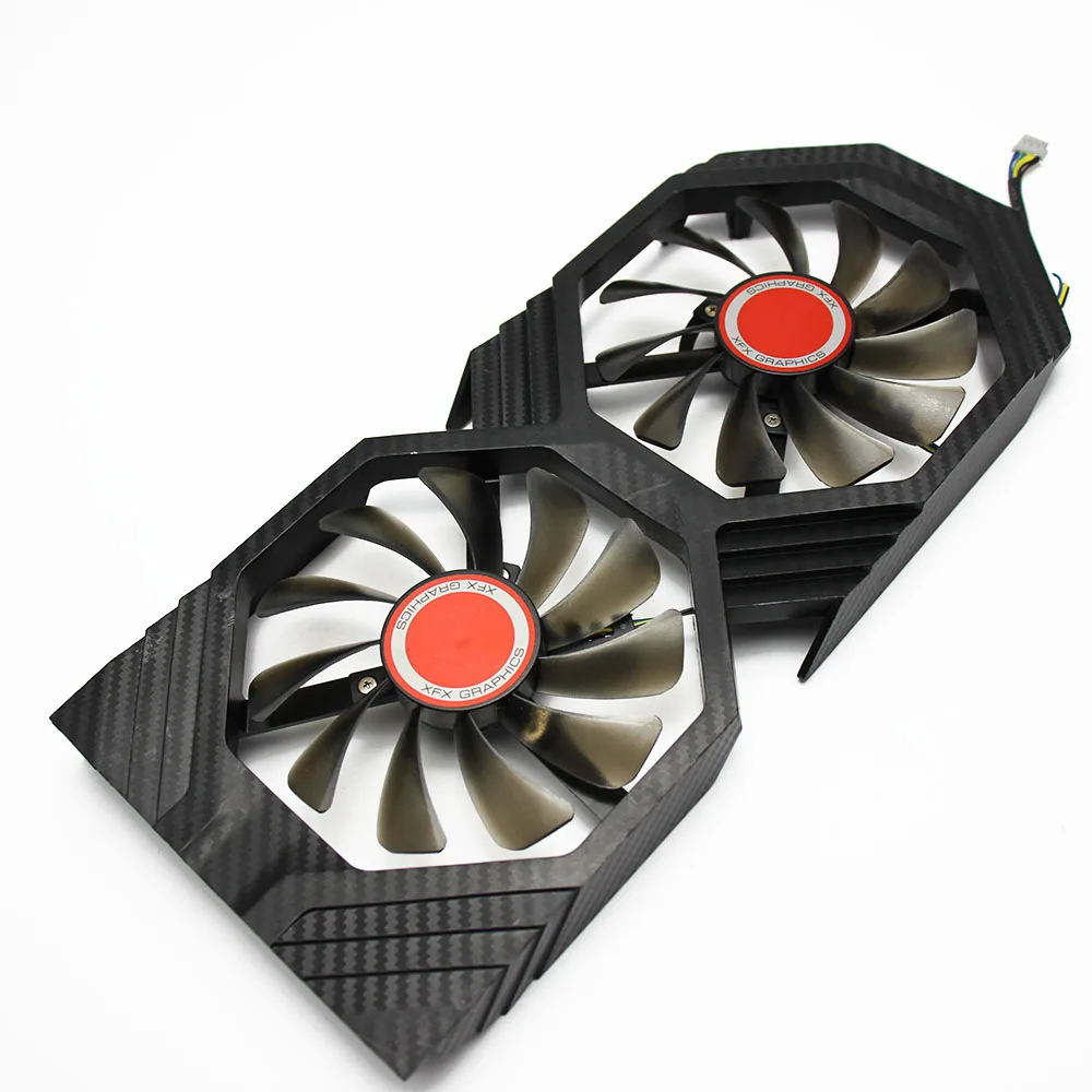 2 шт./лот 95 мм FDC10U12S9-C CF1010U12S кулер вентилятор Замена для XFX AMD Radeon RX 580 590 RX580 RX590 Вентилятор Охлаждения видеокарты