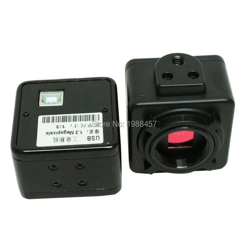 Бесплатная доставка 1 3mp USB видеокамера промышленного микроскопа + 8X ~ 130X