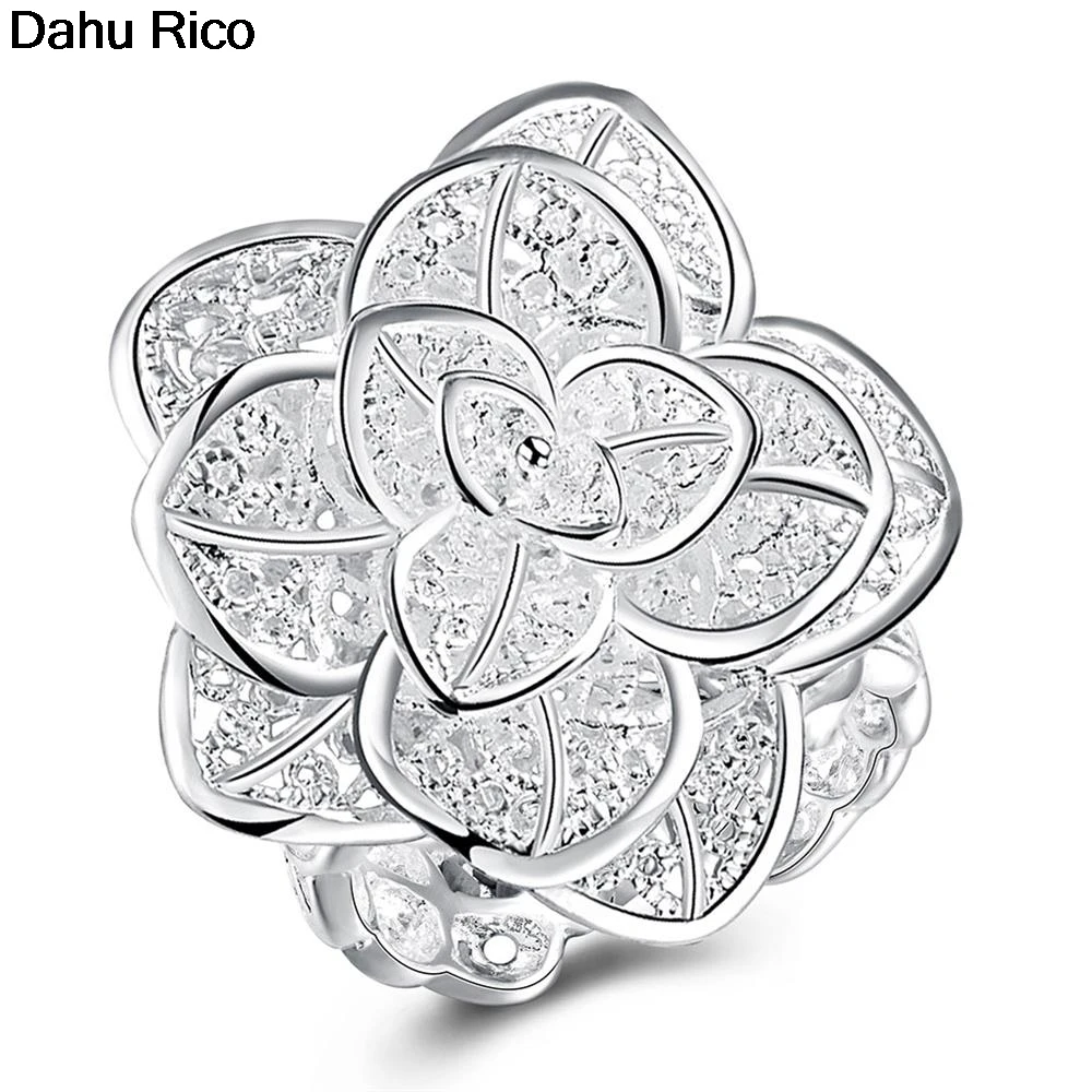 Женские трехслойные кольца с цветами и растениями | Украшения аксессуары