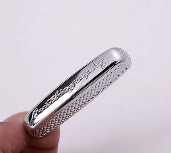 Хромированный чехол для автомобильного ключа с уникальным дизайном и 5 кнопками