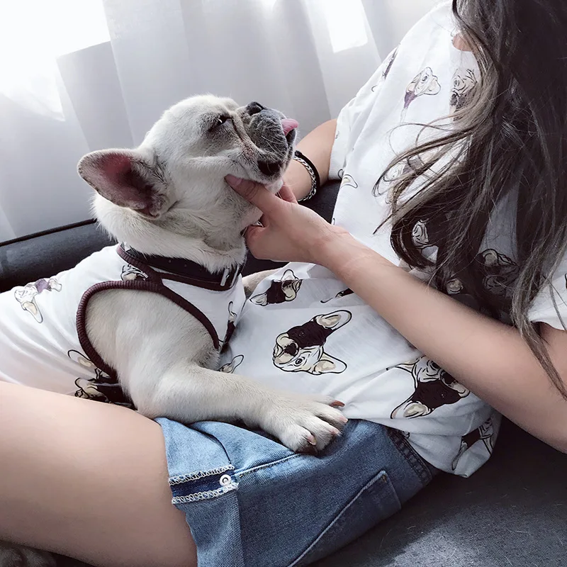 2019 летняя одежда из бамбукового хлопка с рисунком кота для всей семьи тонкий