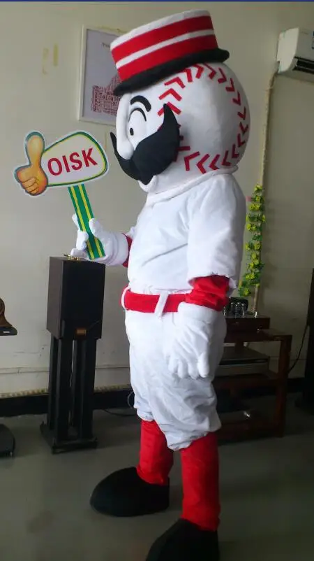 OISK на заказ бейсбольный спортивный талисман плюшевый костюм костюмы с героями