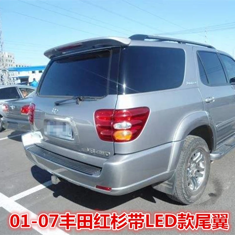 Спойлер для Toyota Sequoia спойлер из АБС материала заднего крыла автомобиля 2001