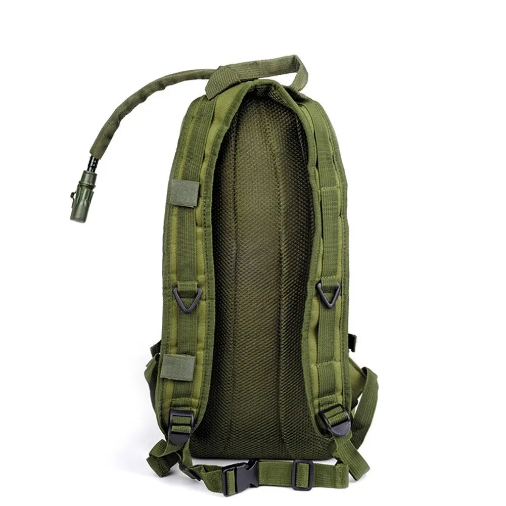 Портативный Molle тактический рюкзак с гидрационной системой 2.5L воды спальный мешок для кемпинга Пеший Туризм велосипедов мочевого пузыря сумка спасательн