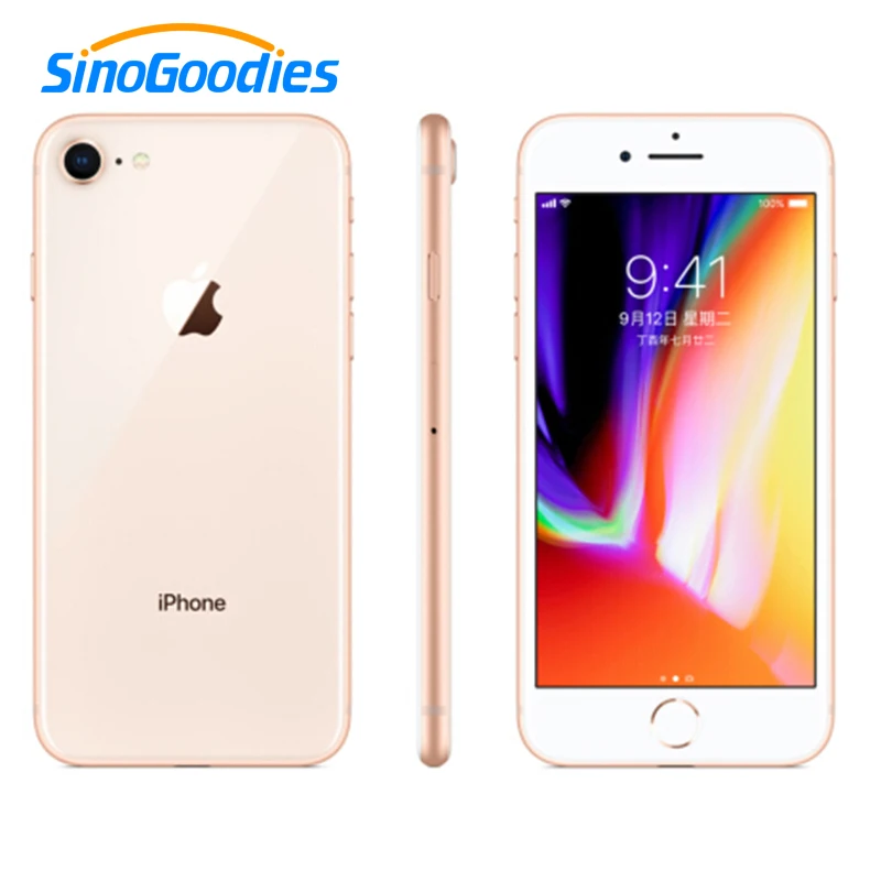 Разблокированный б/у Apple iPhone 8 2 Гб ОЗУ 64 ГБ 4 7-дюймовый экран IOS 11 3D Touch ID LTE камера 12
