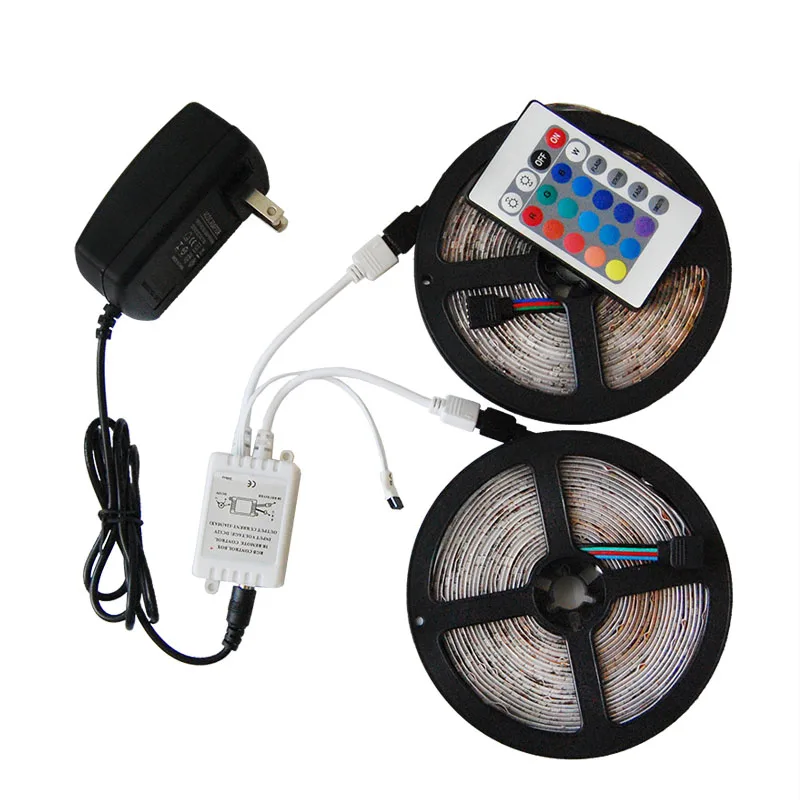 RGB Светодиодные ленты 5 м/roll 60leds/м Светодиодная Клейкие SMD 3528 2835 10 м DC 12 В