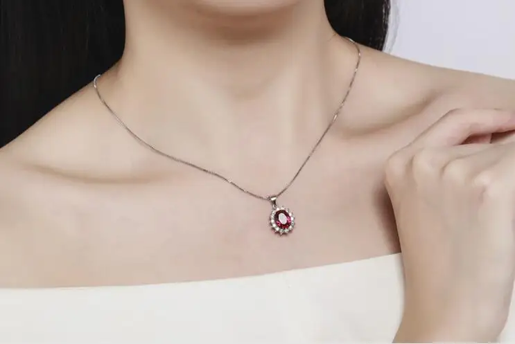 Серьги Ruby Princess женские розовое золото темпераментные простые серьги ожерелье