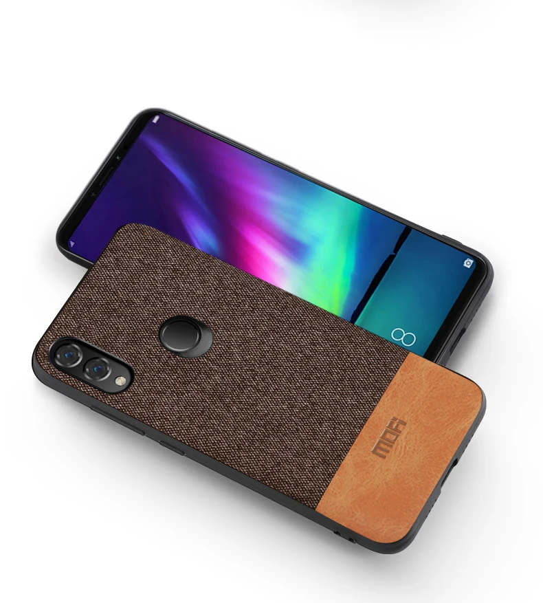 Для huawei honor note 10 чехол-накладка note10 задняя крышка силиконовый край тканевый чехол capas MOFi для honor note 10 чехол