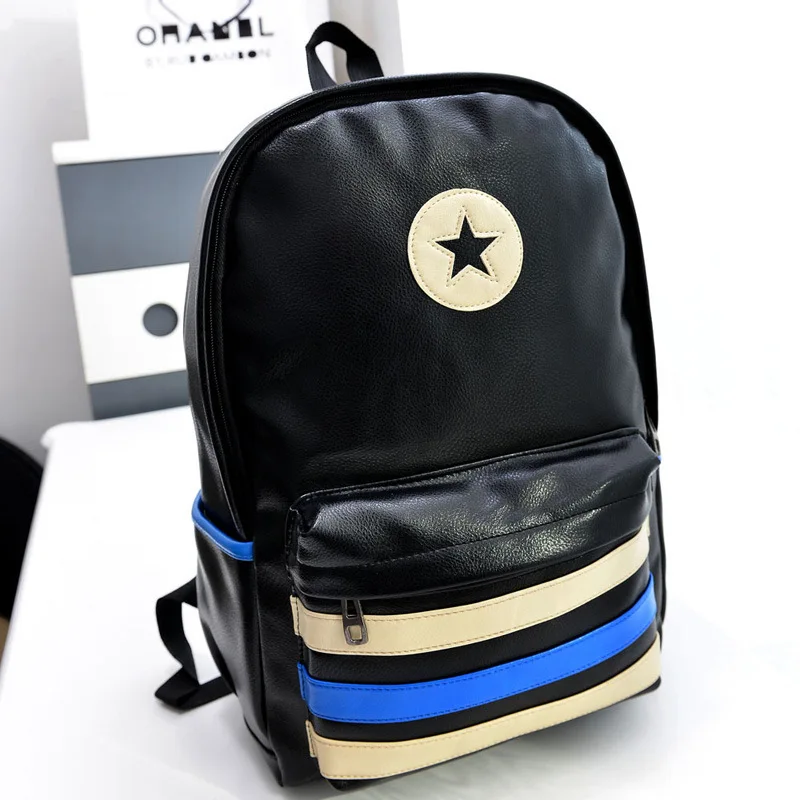 2014 new fashion PU leather shoulder bag pattern Korean wholesale handbags schoolbags | Багаж и сумки