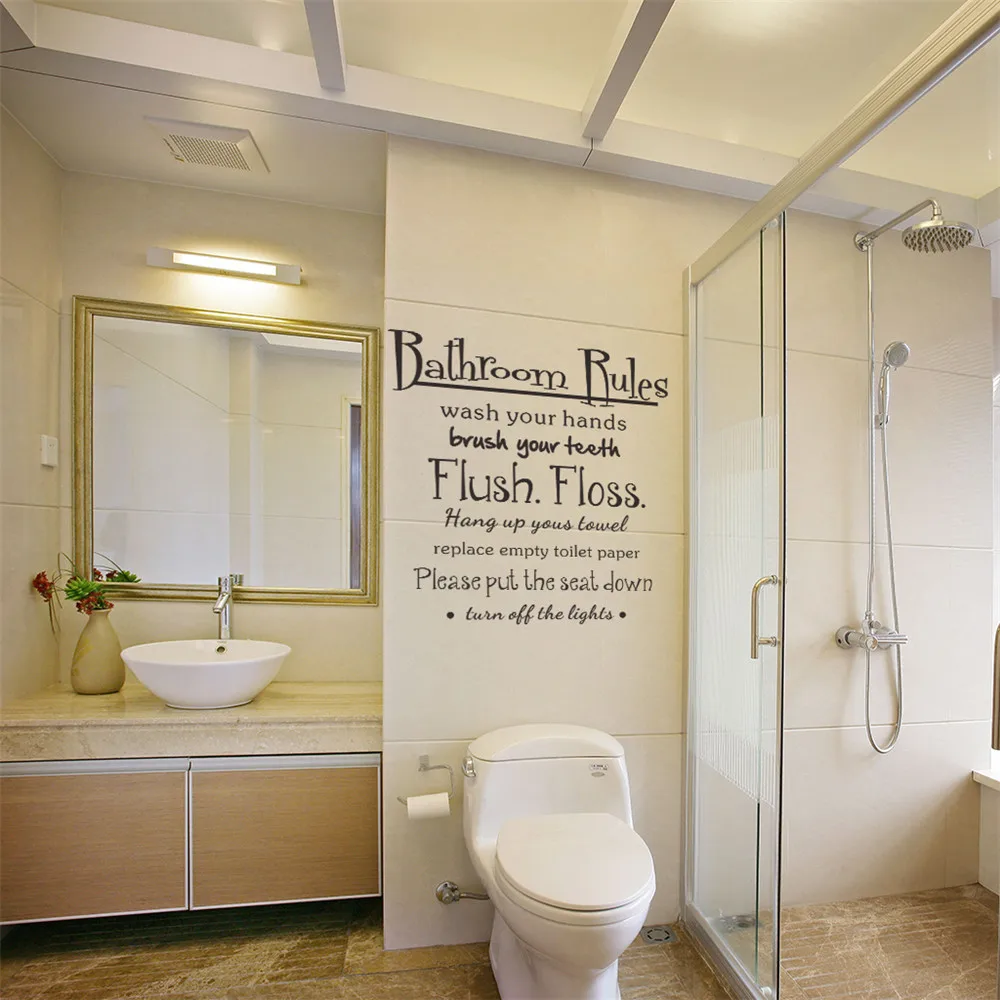 Настенные Стикеры украшение для дома виниловые наклейки сделай сам ванной