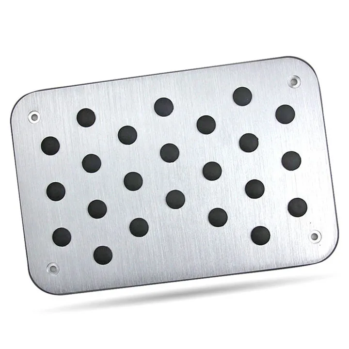 Универсальные алюминиевые коврики для подножки педали BMW E39 E36 E60 E90 F10 F30 X5 E53 E30 E34 X1