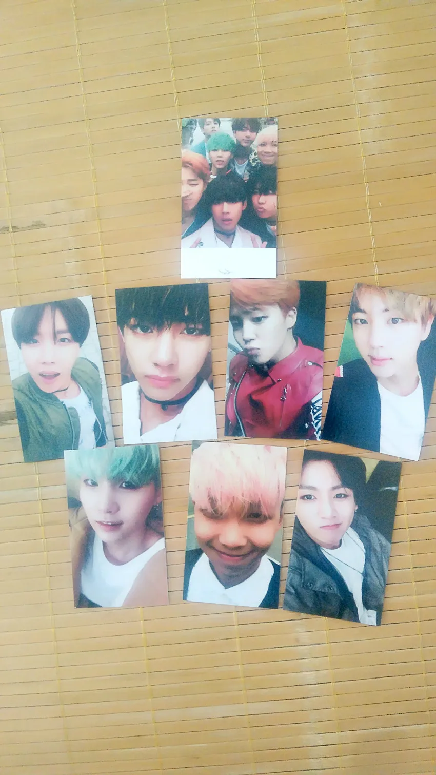 Kpop фото плакат альбом открытка карта 8 карт k-pop Bangtan boys jin suga персональная подписка