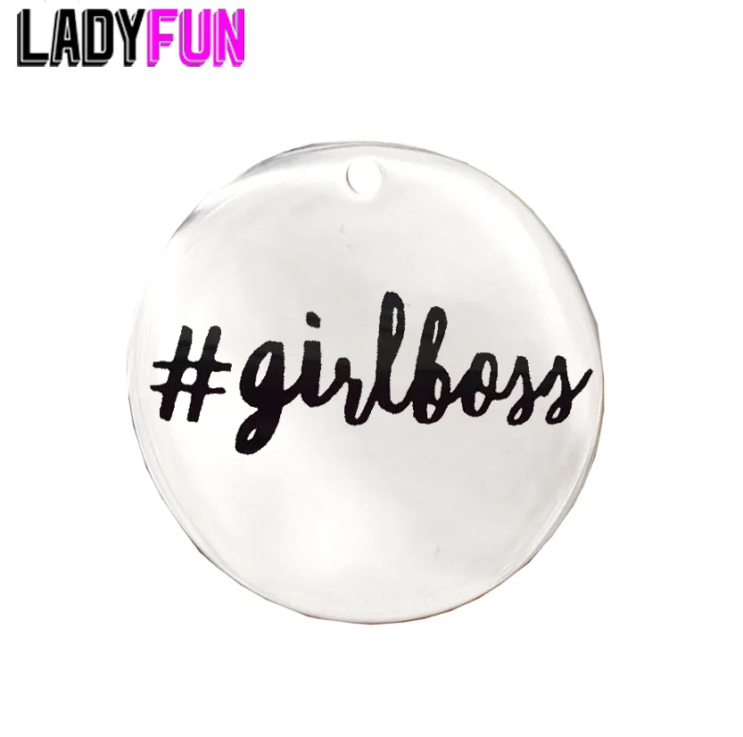 Феминистская девушка забавная женщина Босс подарки # Girlboss из нержавеющей стали