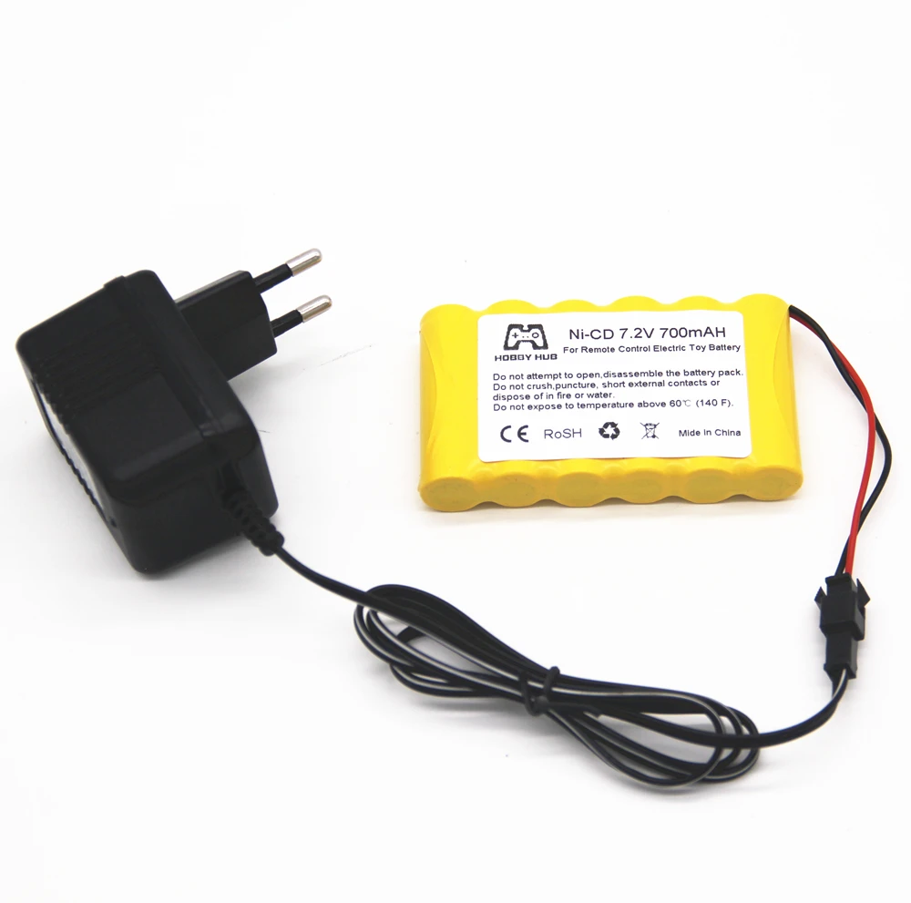 Hobby hub 7 2 v AA 700 mah NI CD Аккумулятор для радиоуправляемого автомобиля teулучшенная