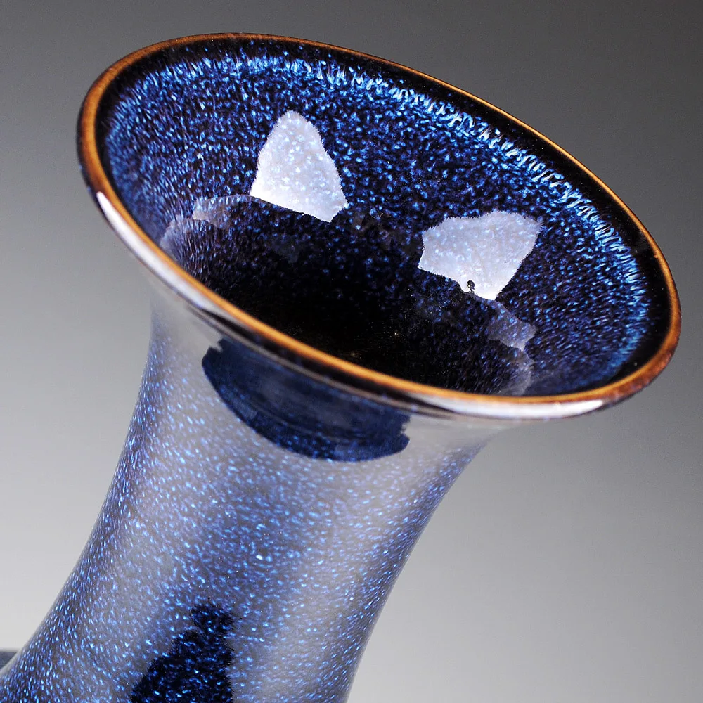 Керамическая ваза Jingdezhen украшения знаменитая синяя цветок это декоративная в