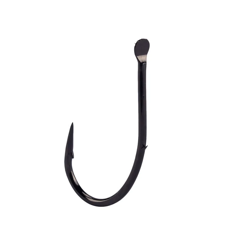 Рыболовные крючки Mustad с бородкой черные рыболовные для ловли карпа задней из