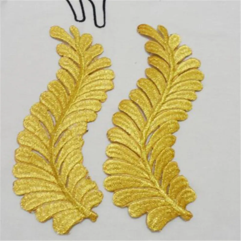 10 пар зеркальных железная Золотая мандарина венецианская Кружевная аппликация