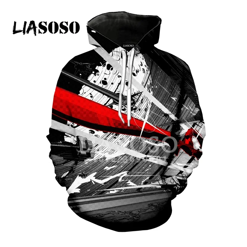 LIASOSO 3D с принтом Мужские и женские аниме Kill la Kawaii для девочек Толстовки капюшоном
