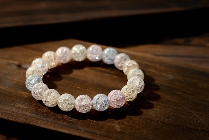 Милый свежий мороженое конфеты цвет попкорн кристалл браслет ювелирные изделия