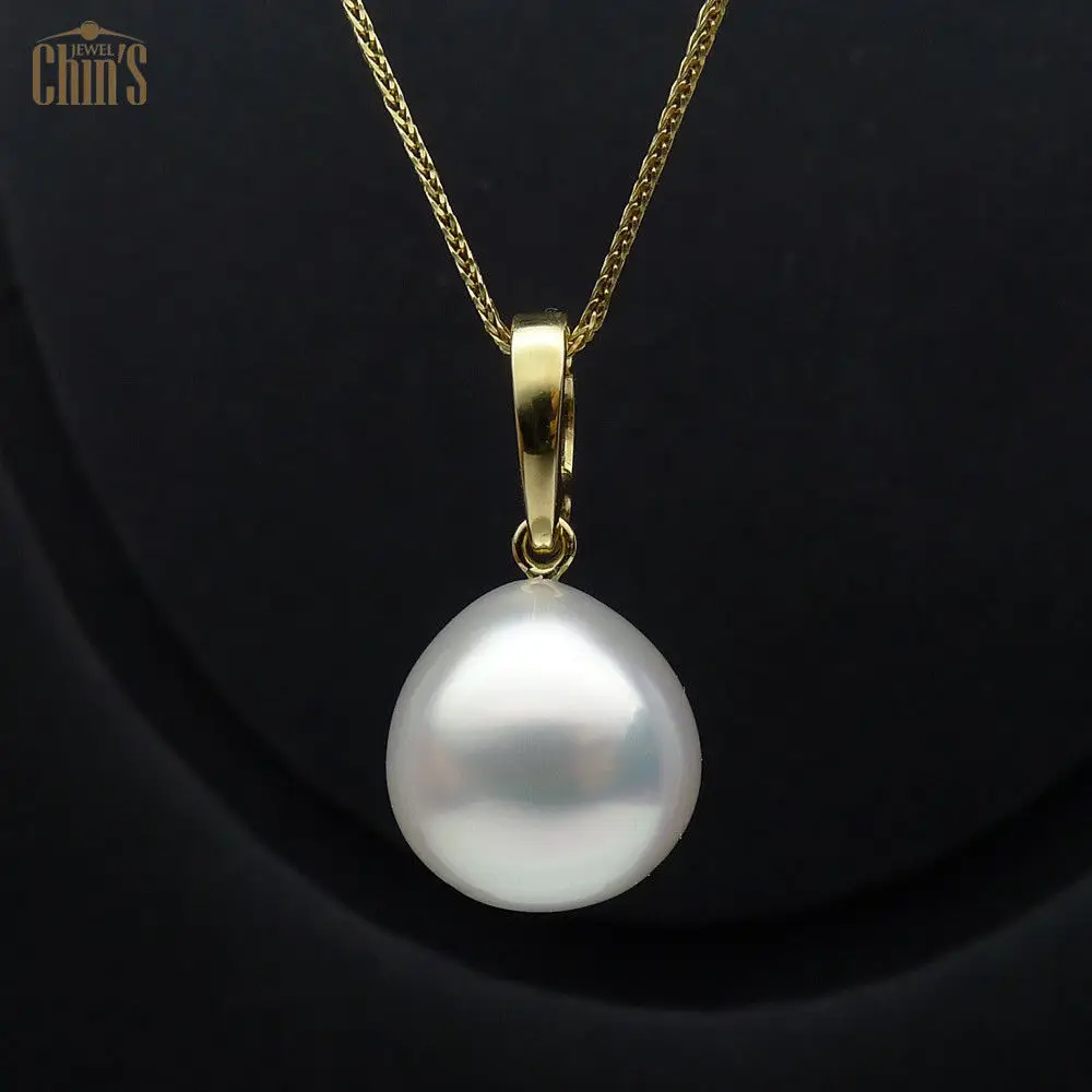 Бесплатная доставка подвеска из белого жемчуга 13-13 5 мм с культивированным