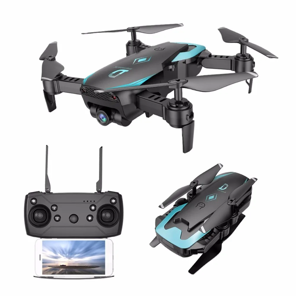 X12 4CH RC Foldable Drone Quadcopter Altitude Hold Wifi Camera Live Video One Key Return Headless Mode 3D Flip FPV | Электроника