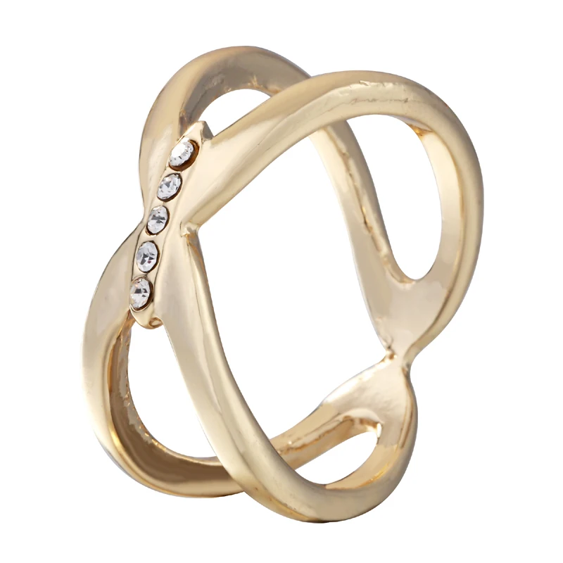 SIIROLA Vogue Simple Alloy Gold-color Woman Brooch Ornament Crystal Oval Cross Hijab Shawl Scarf Scarves Buckle Clips Wholesale | Украшения
