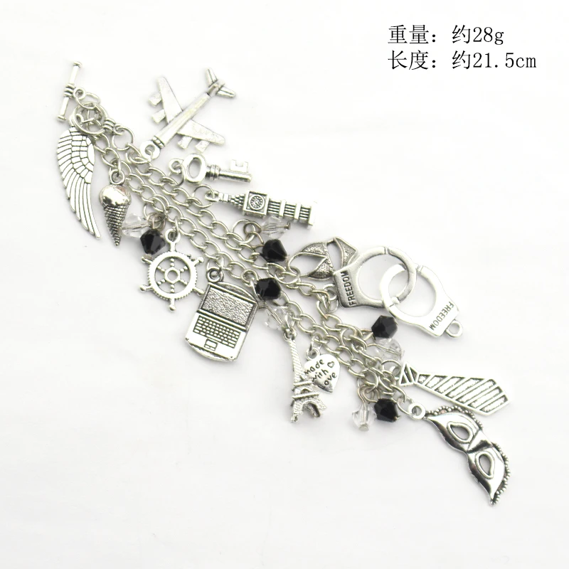 

Fashion Charm Bracelet Mask Handcuff Pendants Bracelet 50 Fifty Shades of Grey Movie Bracelets Women Cosplay Jewelry Accessorie