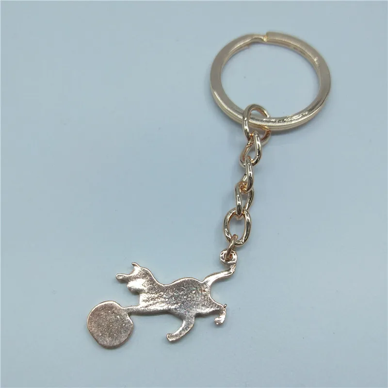 Хит милый игровой брелок для кошек Женский котенок с шариком дизайнерский