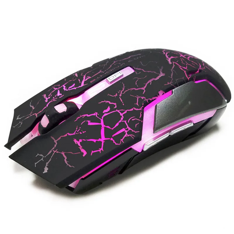 Бесшумная перезаряжаемая беспроводная мышь игровые мыши для компьютера