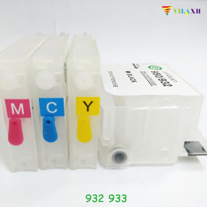 Сменный картридж vilaxh 932xl 933xl для принтеров hp 932 933 xl Officejet 7110 7610 7612 6600 6100 6700 |
