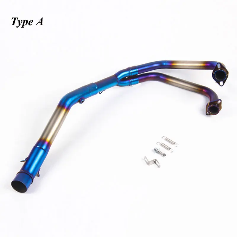 Для YZF R25 R3 MT03 R250 R300 Передняя труба полная система выхлопная мотоцикла Escape Moto без