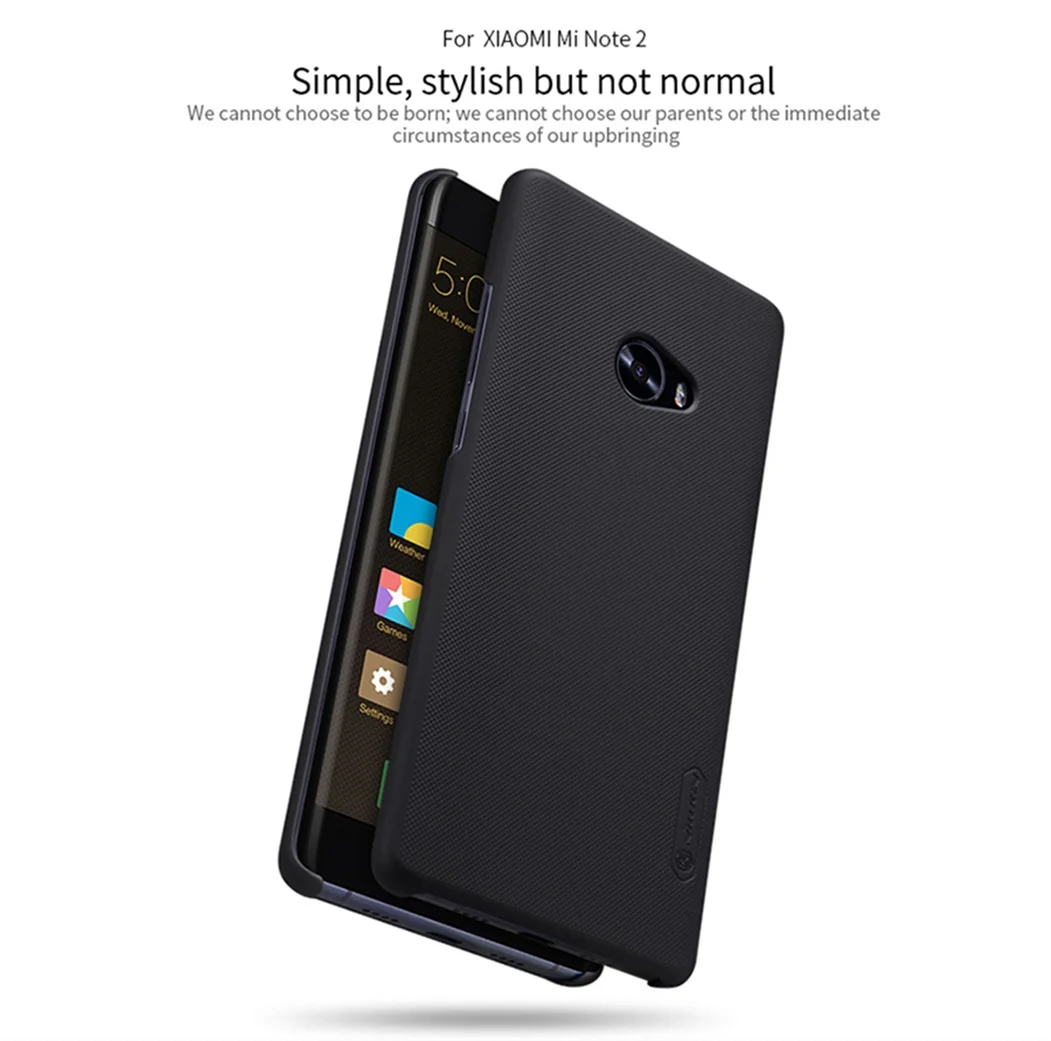 Для Xiaomi Mi Note 2 чехол Nillkin чехол для телефона высокое качество сверхматовый защитный чехол-накладка для телефона из прочного поликарбоната с задняя крышка для Xiaomi Mi Note 2