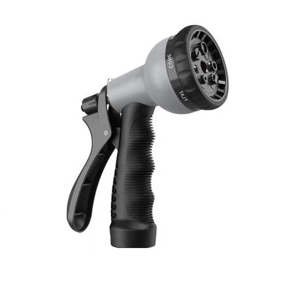 Grey water gun Высококачественный садовый поливочный шланг, волшебный выдвижной резиновый шланг, легкий переносной шланг для мытья автомобиля, распылитель для полива сада - Цвет: Grey water gun