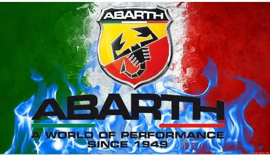

Автомобильный флаг Fiat Abarth Banner 3 фута x 5 футов 100% полиэстер