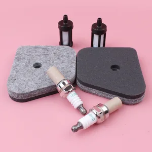 Комплект свечей зажигания воздушного топливного фильтра для Stihl FS90 FS100 FS110 FS130 4 Mix триммер, кусторез, детали двигателя, 2 комплекта