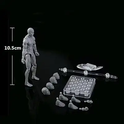 D Figma фигурка игрушки художника подвижные конечности мужской женский 10,5 см суставы тело модель манекен арт эскиз нарисованные куклы - Цвет: D