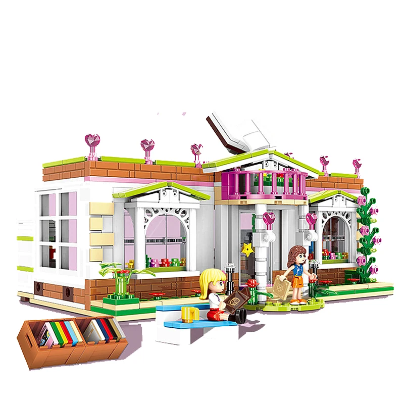 696 шт детские строительные блоки игрушки Совместимые Legoingly друзья город Девушки