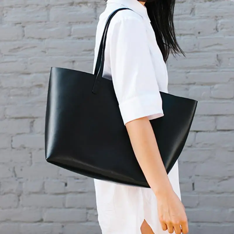 Женская сумка ведро вместительная простая элегантная высокого качества|Сумки с