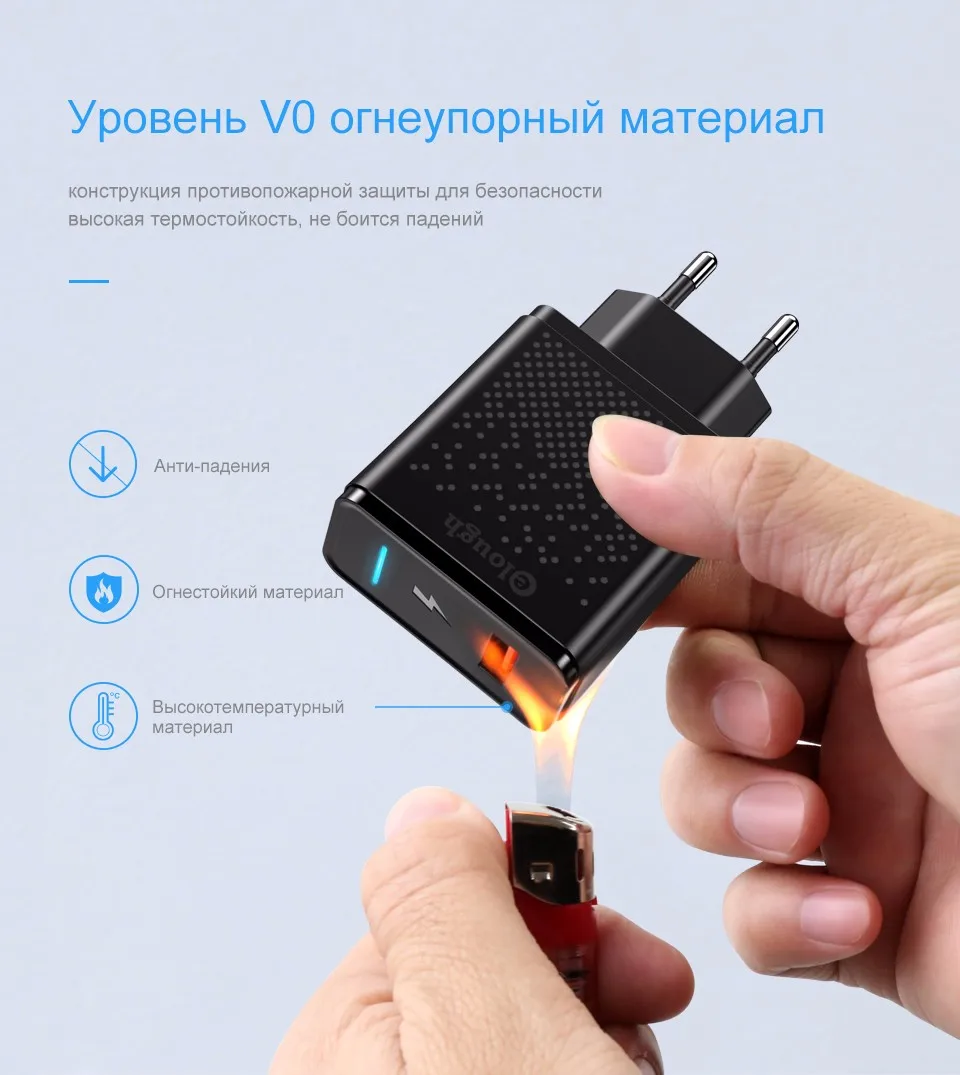 Elough EU Daul USB зарядное устройство для samsung Xiaomi huawei iPhone EU 2.4A Быстрая зарядка для мобильных телефонов адаптер питания