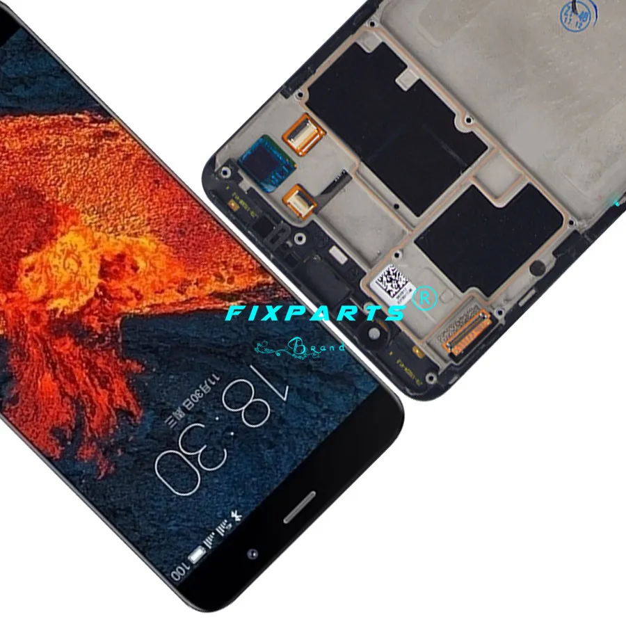 5 7 ''AMOLED экран Meizu pro 6 plus ЖК + сенсорная панель дигитайзер с рамкой Pro Plus LCD