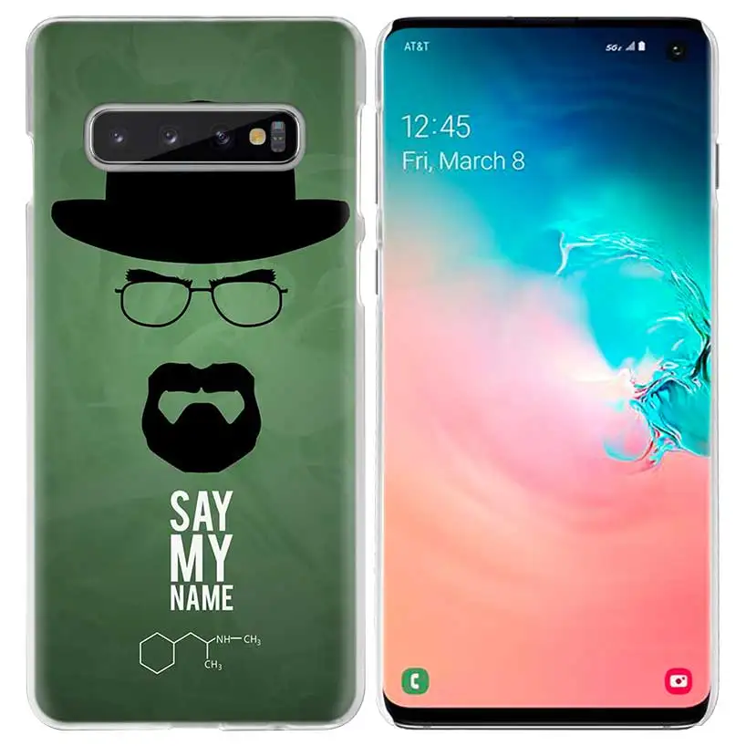 05 Чехол с принтом «во все тяжкие» чехол для samsung Galaxy S10 5G S10e S9 S8 M30 M20 M10 J4 J6 плюс J8 Note 8 9 прозрачный жесткий чехол из ПК для телефона Coque - Цвет: 05