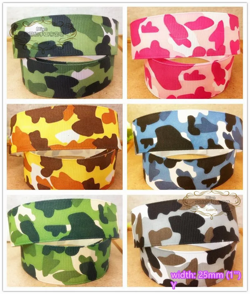 

10 yards Popular pattern printed Grosgrain Ribbons Quality Tapes for hairbow gift pack clothing wear Bowknot DIY 6 colors stock