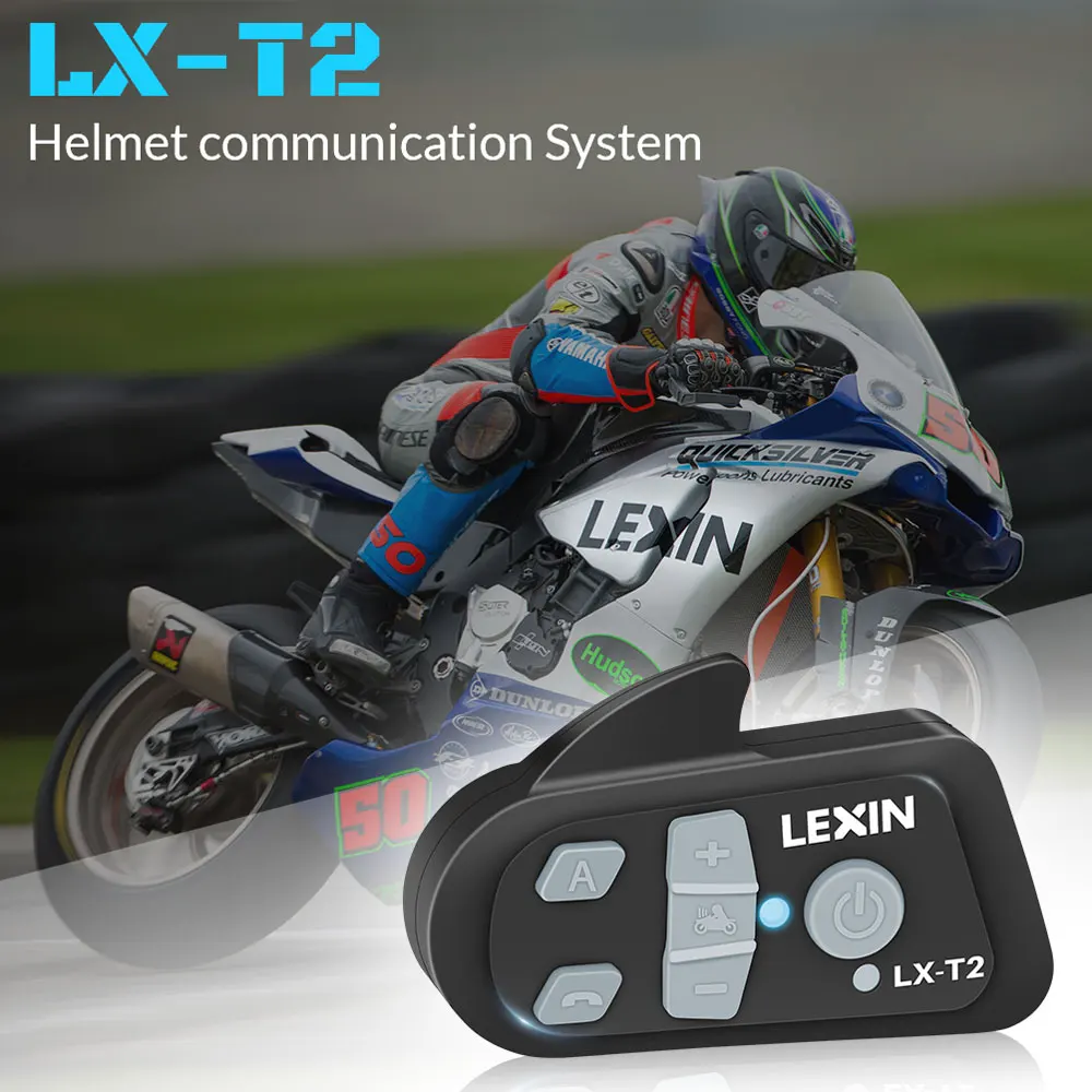 2 шт. Lexin T2 мотоциклетный Bluetooth шлем домофон с шумоподавлением BT intercomunicador переговорные гарнитуры MP3