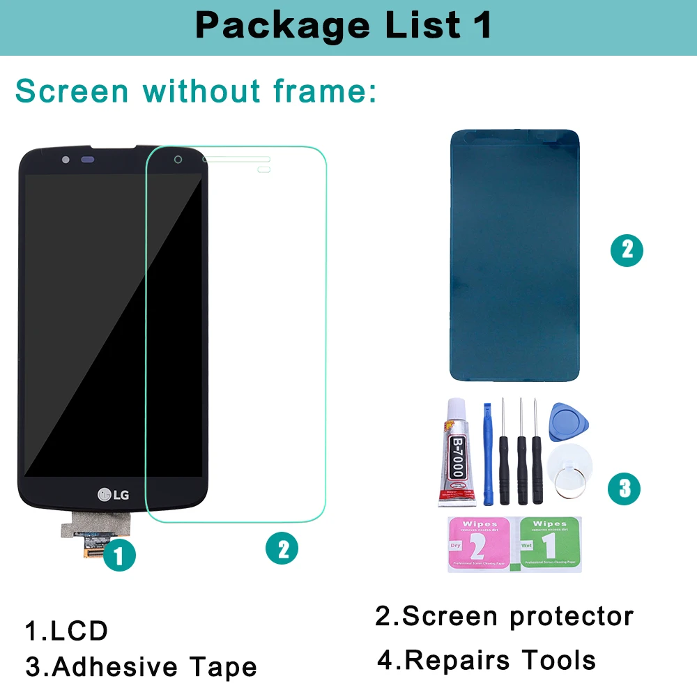 ЖК-дисплей 5 3 дюйма для LG K10 LTE K420N K430 K430DS K410/ TV дисплей с рамкой | Мобильные телефоны